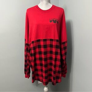 DISNEY O’Canada Mickey Mouse Epcot world showcase Spirit Jersey shirt  size XXL